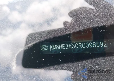 2024 Hyundai Kona Limited из США, поврежденный, VIN KM8HE3A30RU098592